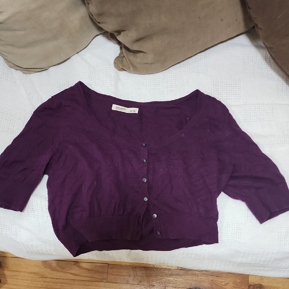 Old Navy burgundy Cardigan